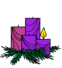 The First Sunday of Advent Candle