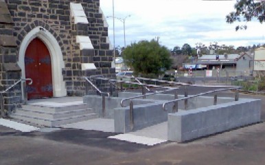 The aspect looking south