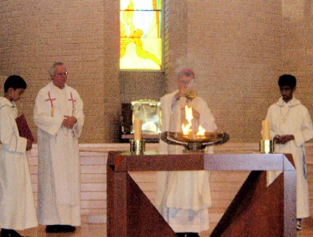 Incensing the Altar