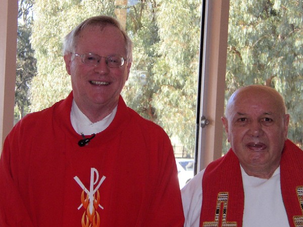 Fr Kevin (Left)