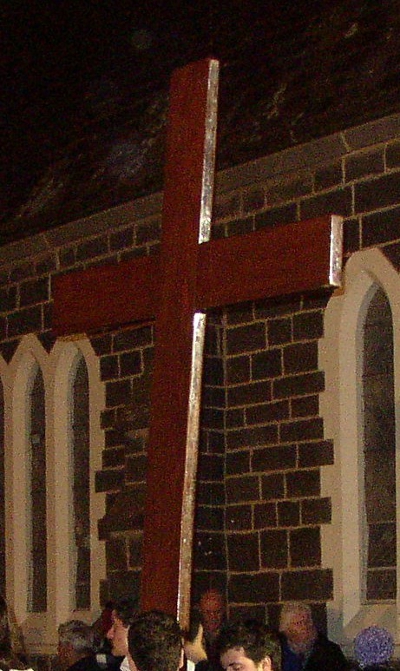 "Take up your cross and follow me"