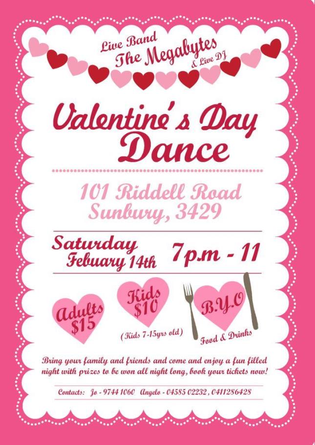 Valentines Day Flyer Body